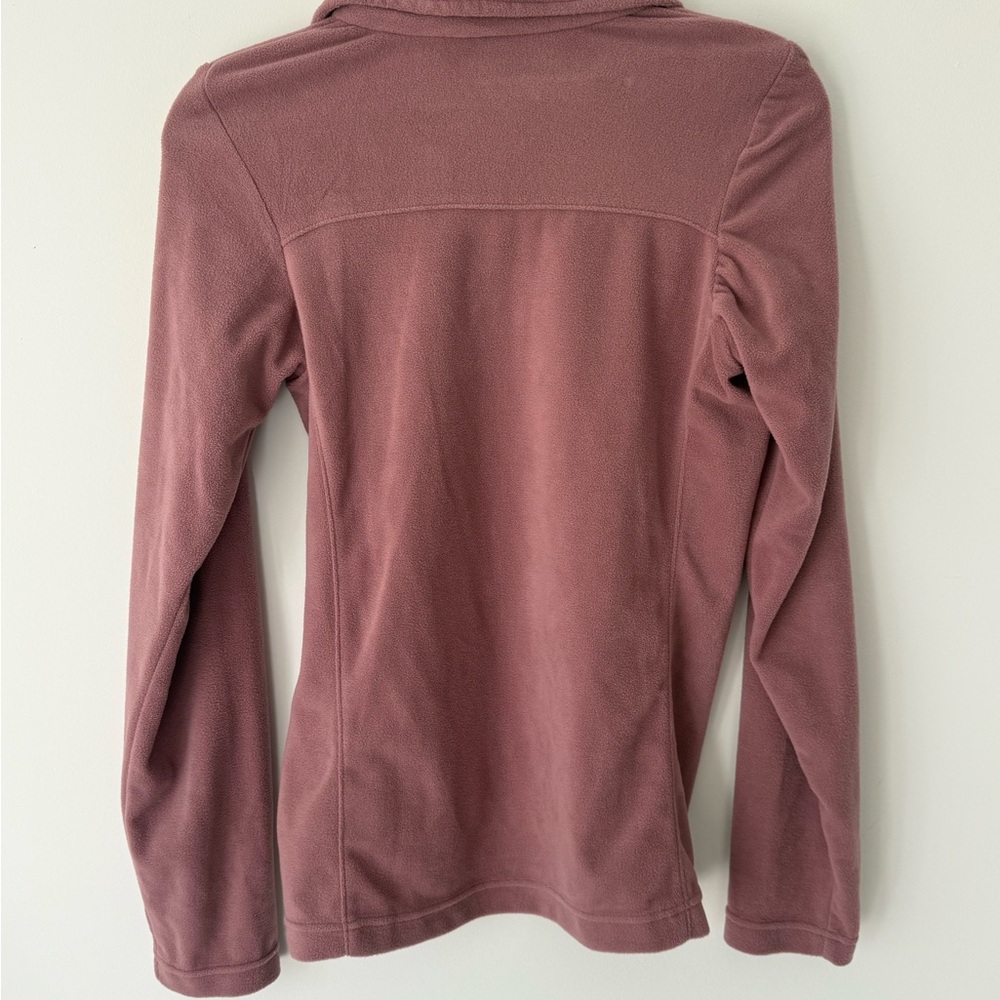 Columbia Lake Aloha Half-Zip Fleece Pullover Omni-Shade UPF 50 | Fig | Size Sm - Picture 9 of 9